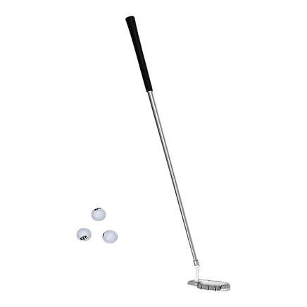 Indoor Practice Putting Green 2.5m Mat Inclined Ball Return Fake Grass 2 Holes Sports & Fitness Kings Warehouse 