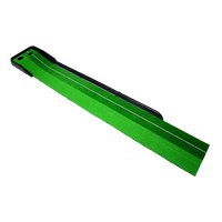 Indoor Practice Putting Green 2.5m Mat Inclined Ball Return Fake Grass 2 Holes Sports & Fitness Kings Warehouse 