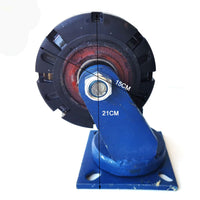 Industrial 500kg 6inch Heavy Duty Machine Solid rubber Caster Swivel Wheel Kings Warehouse 