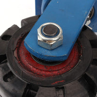 Industrial 500kg 6inch Heavy Duty Machine Solid rubber Caster Swivel Wheel Kings Warehouse 