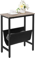 Industrial Side Table with Magazine Holder Sling and Metal Structure (Grey) living room Kings Warehouse 