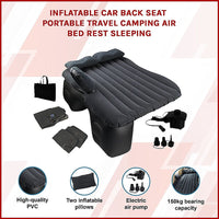 Inflatable Car Back Seat Mattress Portable Travel Camping Air Bed Rest Sleeping Tools Kings Warehouse 