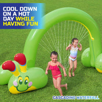 Inflatable Caterpillar Sprinkler Jumbo Sized Bright Design 3.4 x 1.9m Kings Warehouse 