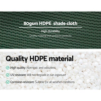 Instahut 30% Shade Cloth 3.66x30m Shadecloth Wide Heavy Duty Green Home & Garden Kings Warehouse 