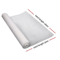 Instahut 50% Shade Cloth 1.83x30m Shadecloth Wide Heavy Duty White Home & Garden Kings Warehouse 