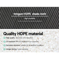 Instahut 50% Shade Cloth 1.83x30m Shadecloth Wide Heavy Duty White Home & Garden Kings Warehouse 
