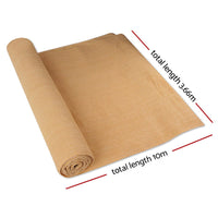 Instahut 70% Shade Cloth 3.66x10m Shadecloth Sail Heavy Duty Beige Home & Garden Kings Warehouse 