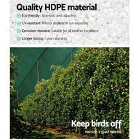 Instahut 90% Shade Cloth 1.83x20m Shade Cloth Sail Heavy Duty Shadecloth Garden Mesh Roll GR Home & Garden Kings Warehouse 