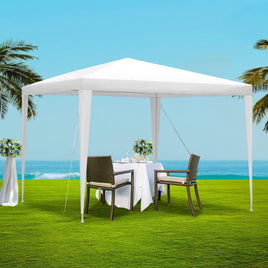 Instahut Gazebo 3x3m Wedding Party Marquee Tent Outdoor Event Camping Canopy Shade White Home & Garden Kings Warehouse 
