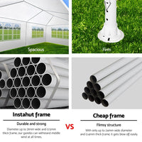 Instahut Gazebo 3x9 Outdoor Marquee Party Wedding Outdoor Tent Canopy Camping Kings Warehouse 