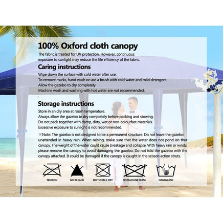 Instahut Gazebo 3x9 Outdoor Marquee Wedding Gazebos Tent Canopy Camping Tent BU Kings Warehouse 