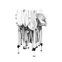 Instahut Gazebo Pop Up Marquee 3x3 Wedding Side Mesh Wall Outdoor Gazebos White Kings Warehouse 