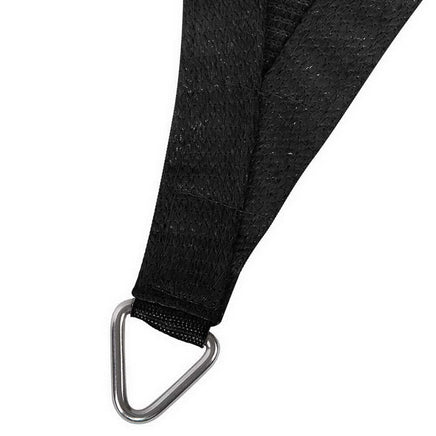 Instahut Shade Sail 3x6m Rectangle 280GSM 98% Black Shade Cloth Home & Garden Kings Warehouse 