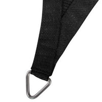 Instahut Shade Sail 4x6m Rectangle 280GSM 98% Black Shade Cloth Home & Garden Kings Warehouse 