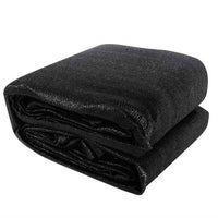 Instahut Shade Sail 4x6m Rectangle 280GSM 98% Black Shade Cloth Home & Garden Kings Warehouse 