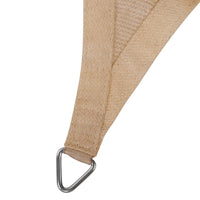 Instahut Shade Sail 6x6m Rectangle 185GSM 95% Sand Shade Cloth Home & Garden Kings Warehouse 