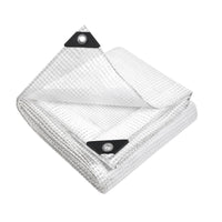 Instahut Tarp Tarpaulin 3x4m Canvas Heavy Duty Camping Cover Clear Outdoor Recreation Kings Warehouse 