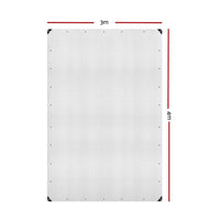 Instahut Tarp Tarpaulin 3x4m Canvas Heavy Duty Camping Cover Clear Outdoor Recreation Kings Warehouse 
