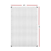 Instahut Tarp Tarpaulin 4x6m Canvas Heavy Duty Camping Cover Clear Outdoor Recreation Kings Warehouse 