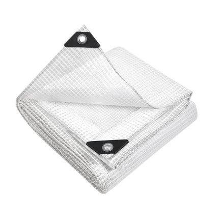 Instahut Tarp Tarpaulin 4x6m Canvas Heavy Duty Camping Cover Clear Outdoor Recreation Kings Warehouse 