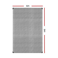 Instahut Tarp Tarpaulin 6x9m Canvas Camping Heavy Duty Sun Cover Outdoor Recreation Kings Warehouse 