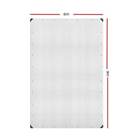Instahut Tarp Tarpaulin 6x9m Canvas Heavy Duty Camping Cover Clear Outdoor Recreation Kings Warehouse 