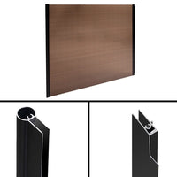 Instahut Window Awning Door Canopy 1m x 2m Brown Home & Garden Kings Warehouse 