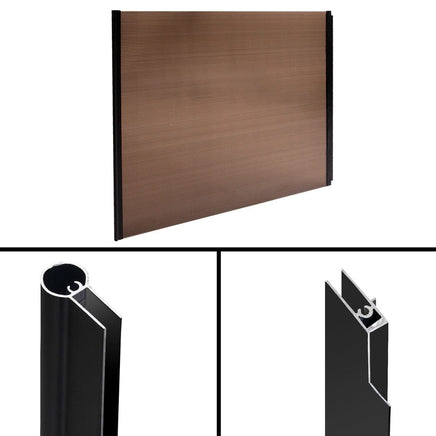 Instahut Window Awning Door Canopy 1m x 2m Brown Home & Garden Kings Warehouse 