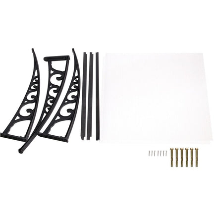 Instahut Window Awning Door Canopy 1mx2m Transparent Home & Garden Kings Warehouse 