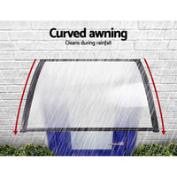 Instahut Window Door Awning 1mx1m Transparent Panel Home & Garden Kings Warehouse 