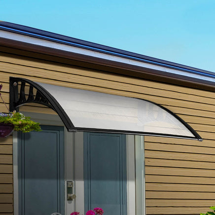 Instahut Window Door Awning 1mx1m Transparent Panel Home & Garden Kings Warehouse 