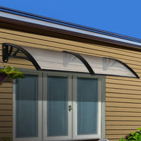 Instahut Window Door Awning 1mx2.4m Transparent Home & Garden Kings Warehouse 