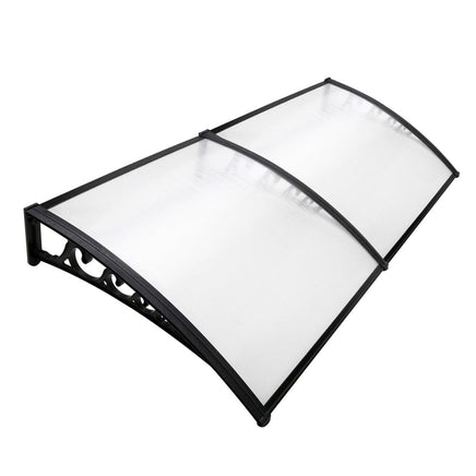 Instahut Window Door Awning 1mx2.4m Transparent Home & Garden Kings Warehouse 