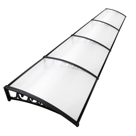 Instahut Window Door Awning 1mx4m Transparent Home & Garden Kings Warehouse 