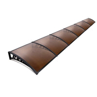 Instahut Window Door Awning 1mx6m - Brown Home & Garden Kings Warehouse 