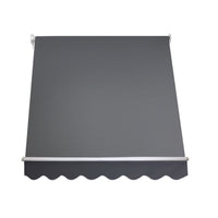 Instahut Window Fixed Pivot Arm Awning Outdoor Blinds Retractable Canopy1.8X2.1M Home & Garden Kings Warehouse 