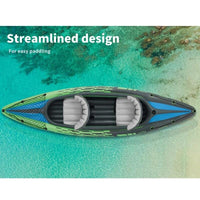 Intex Sports Challenger K2 Inflatable Kayak 2 Seat Floating Boat Oars River/Lake 68306NP Outdoor Kings Warehouse 