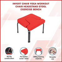 Invert Chair Yoga Workout Chair Headstand Stool Exercise Bench Sports & Fitness Kings Warehouse 