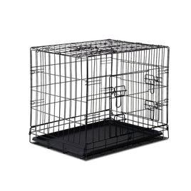 i.Pet 24" Dog Cage Crate Kennel 3 Doors Pet Care Kings Warehouse