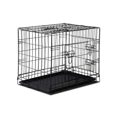 i.Pet 24" Dog Cage Crate Kennel 3 Doors Pet Care Kings Warehouse 