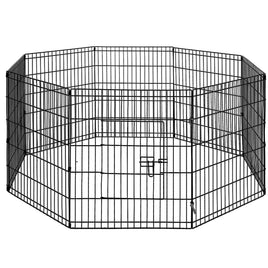 i.Pet 30" 8 Panel Dog Playpen Pet Fence Exercise Cage Enclosure Play Pen Pet Care Kings Warehouse 
