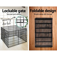 i.Pet 36" 8 Panel Dog Playpen Pet Fence Exercise Cage Enclosure Play Pen Pet Care Kings Warehouse 
