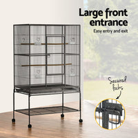 i.Pet Bird Cage 138cm Large Aviary Pet Care Kings Warehouse 