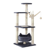 i.Pet Cat Tree 110cm Tower Scratching Post Scratcher Wood Condo House Bed Toys Pet Care Kings Warehouse 