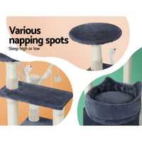 i.Pet Cat Tree 110cm Tower Scratching Post Scratcher Wood Condo House Bed Toys Pet Care Kings Warehouse 