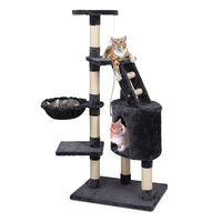 i.Pet Cat Tree 120cm Tower Scratching Post Scratcher Wood Condo House Bed Toys Pet Care Kings Warehouse 