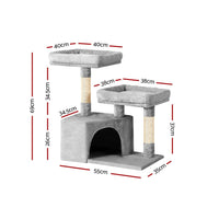 i.Pet Cat Tree 69cm Scratching Post Tower Scratcher Wood Condo House Bed Trees Pet Care Kings Warehouse 