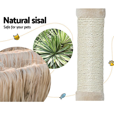 i.Pet Cat Tree 90cm Scratching Post Tower Scratcher Wood Condo House Bed Trees Pet Care Kings Warehouse 