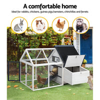 i.Pet Chicken Coop Rabbit Hutch Large House Run Cage XL Pet Hutch Bunny Wooden coops & hutches Kings Warehouse 