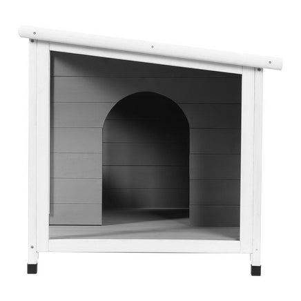 i.Pet Dog Kennel House Large Wooden Outdoor Pet Kennels Indoor Puppy Cabin Log CLICK FRENZY: Pet Supplies Kings Warehouse 